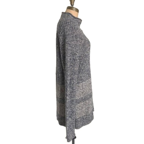 Roots long cotton & wool blend sweater - Picture 4 of 14